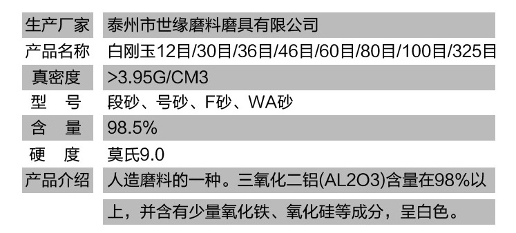 白刚玉砂供应商